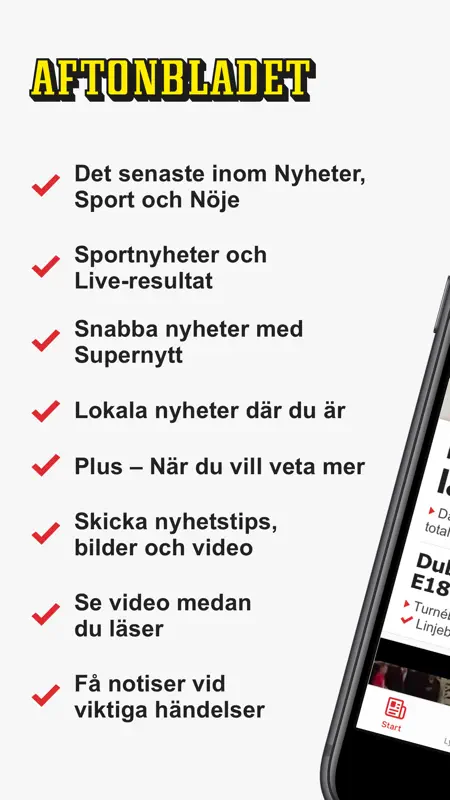 Aftonbladet Nyheter screenshot 1 of 9