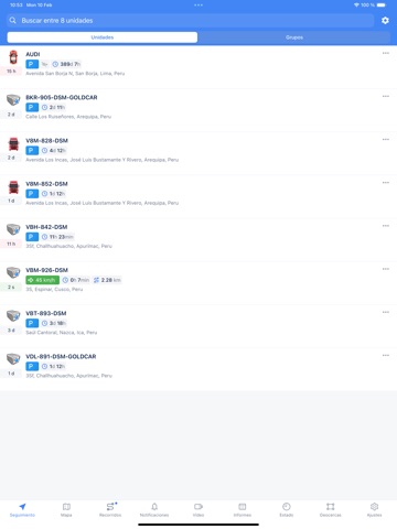 Goldcar Plus iPad screenshot