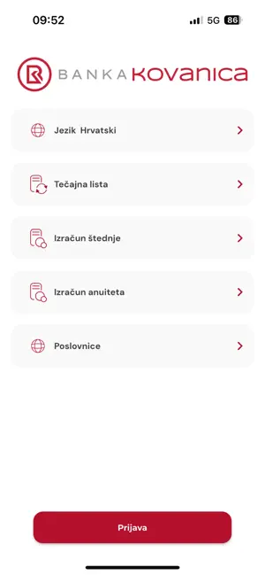 mKovanica screenshot 1