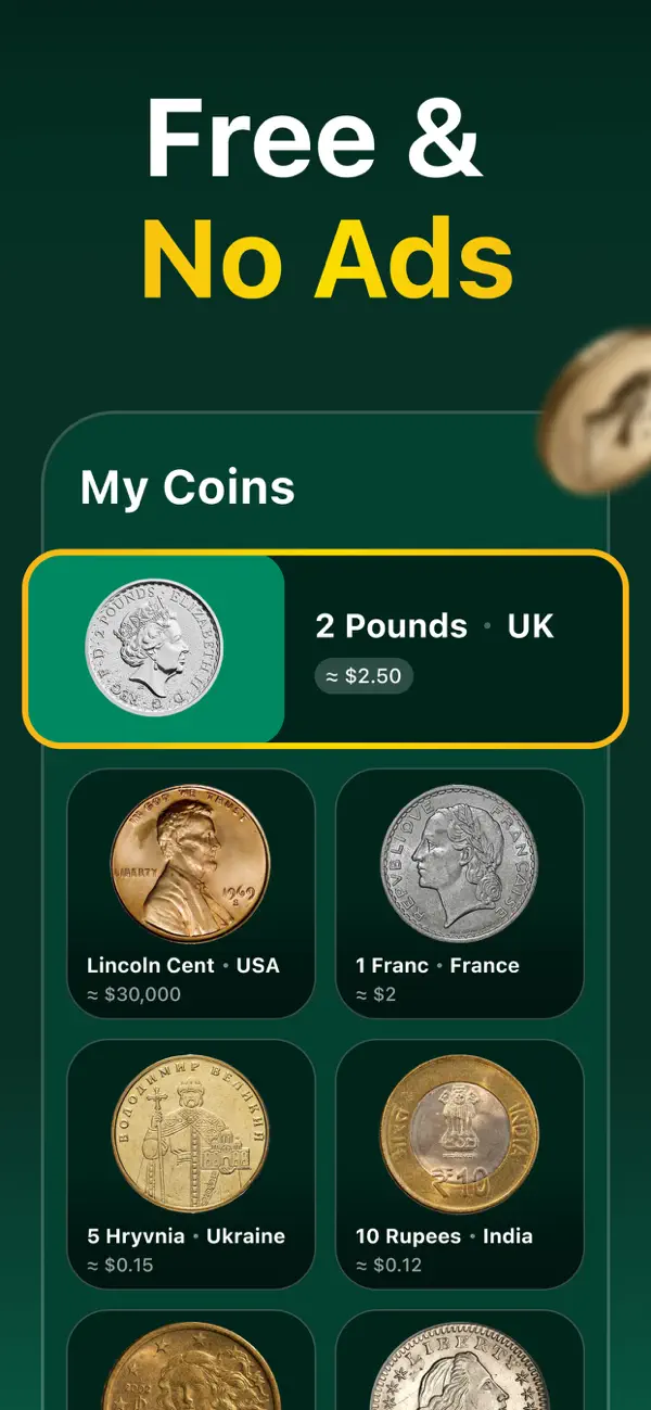 #3. Coin+ Identifier . (iOS) Ved: Livintis W.L.L.