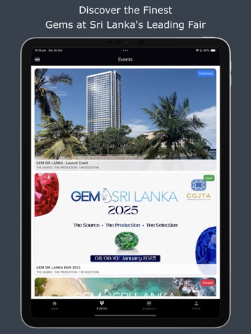 GSL Fair iPad screenshot