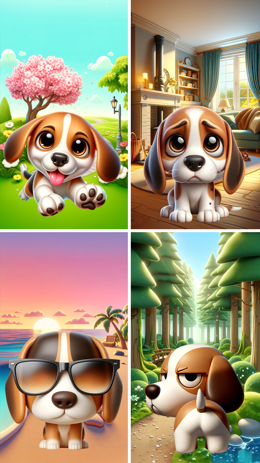 Beagle Bruno Stickers - 4.1 - (iOS)