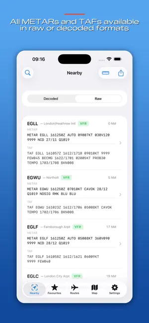 PWB - METARs & TAFs screenshot 1