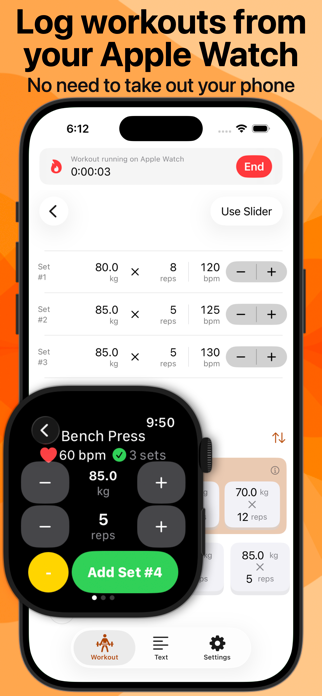 Reps: Training Log Screenshot 1 of 3