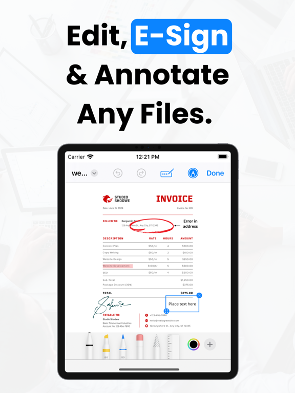iPrint: Smart Printer App iPad screenshot 5 - Business app