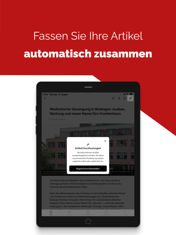Screenshot #6 pour Wetterauer Zeitung News