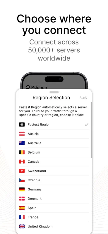 Psiphon VPN: Secure Access screenshot 4 of 7
