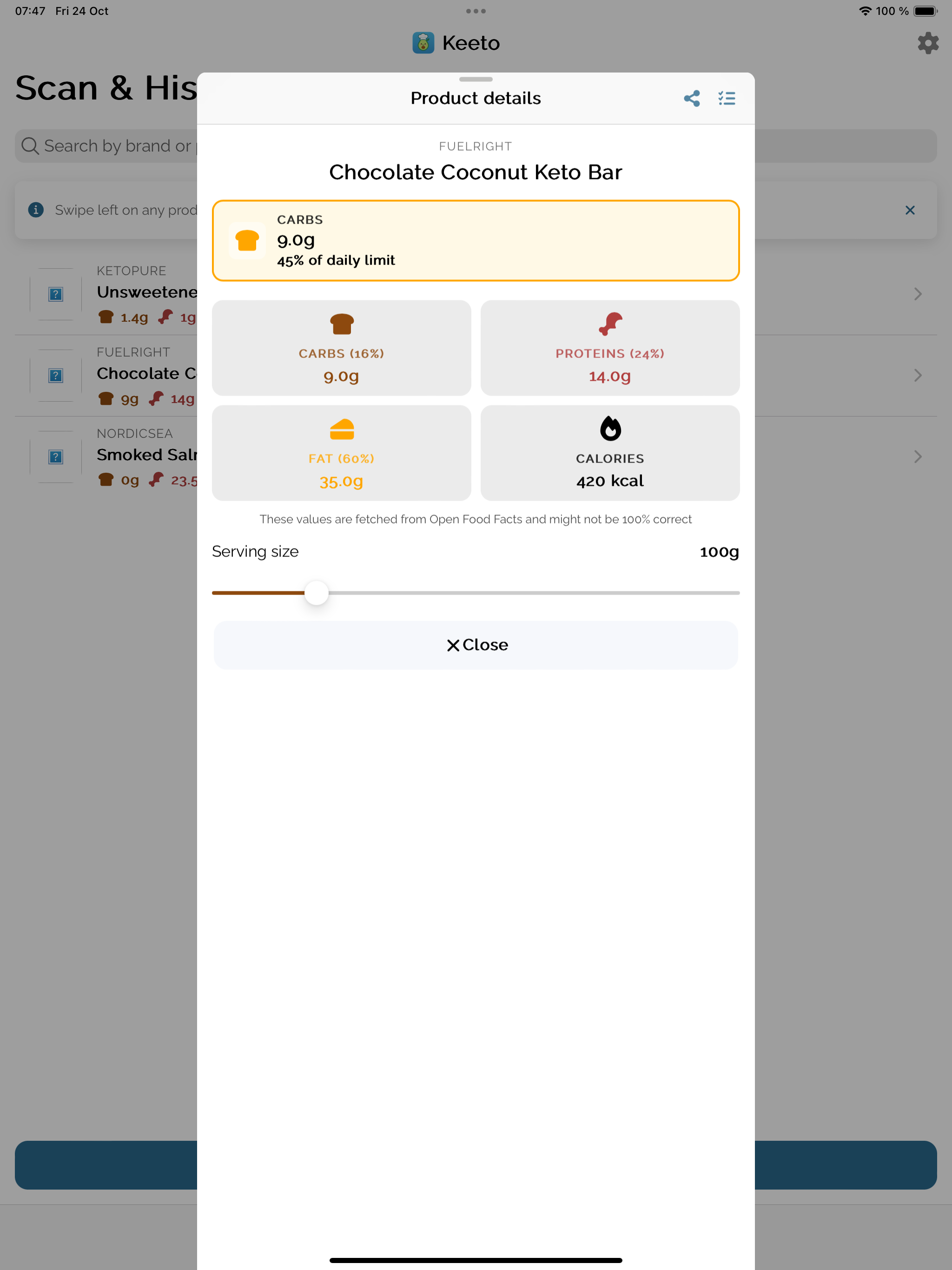 Keeto: Keto Carb Tracker screenshot 10