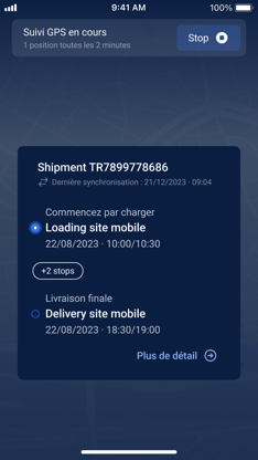 Shippeo Driver screenshot 3