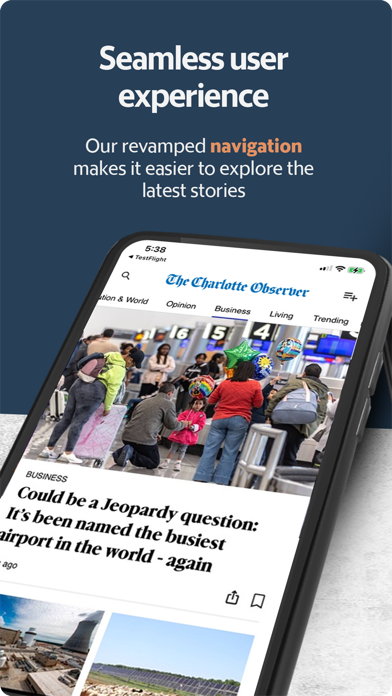 The Charlotte Observer News Screenshot