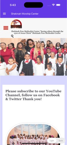 Shekinah Fm Worship center screenshot
