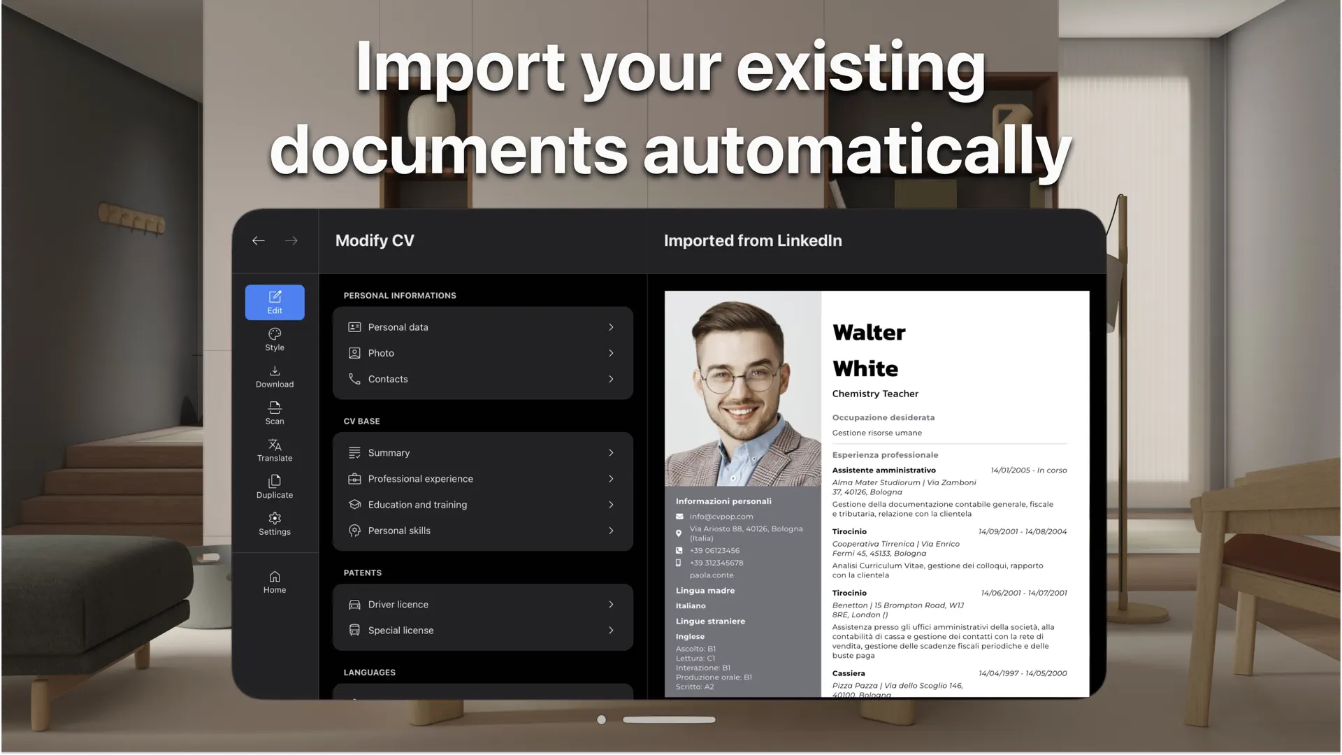 Resume AI – Intelligent CV App screenshot 2
