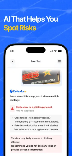 DefendorAI: AI Scam Protection screenshot 3
