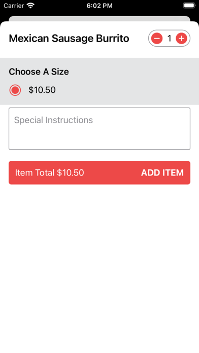 Three Brothers Mexican Grill Screenshot