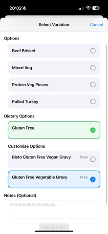 Cirvio Ordering screenshot