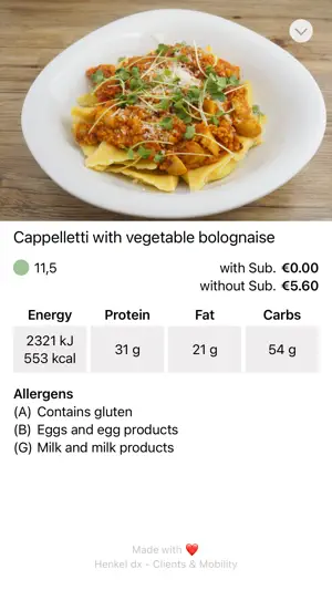 Henkel Gastronomy screenshot 2