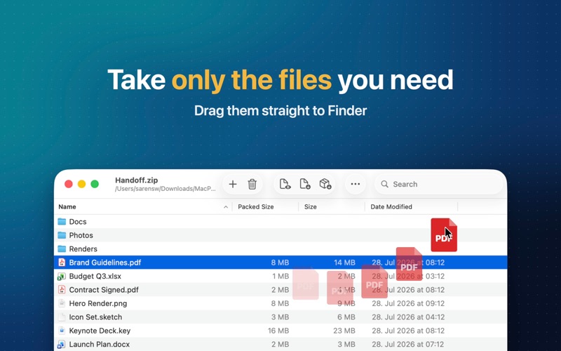 MacPacker screenshot 2