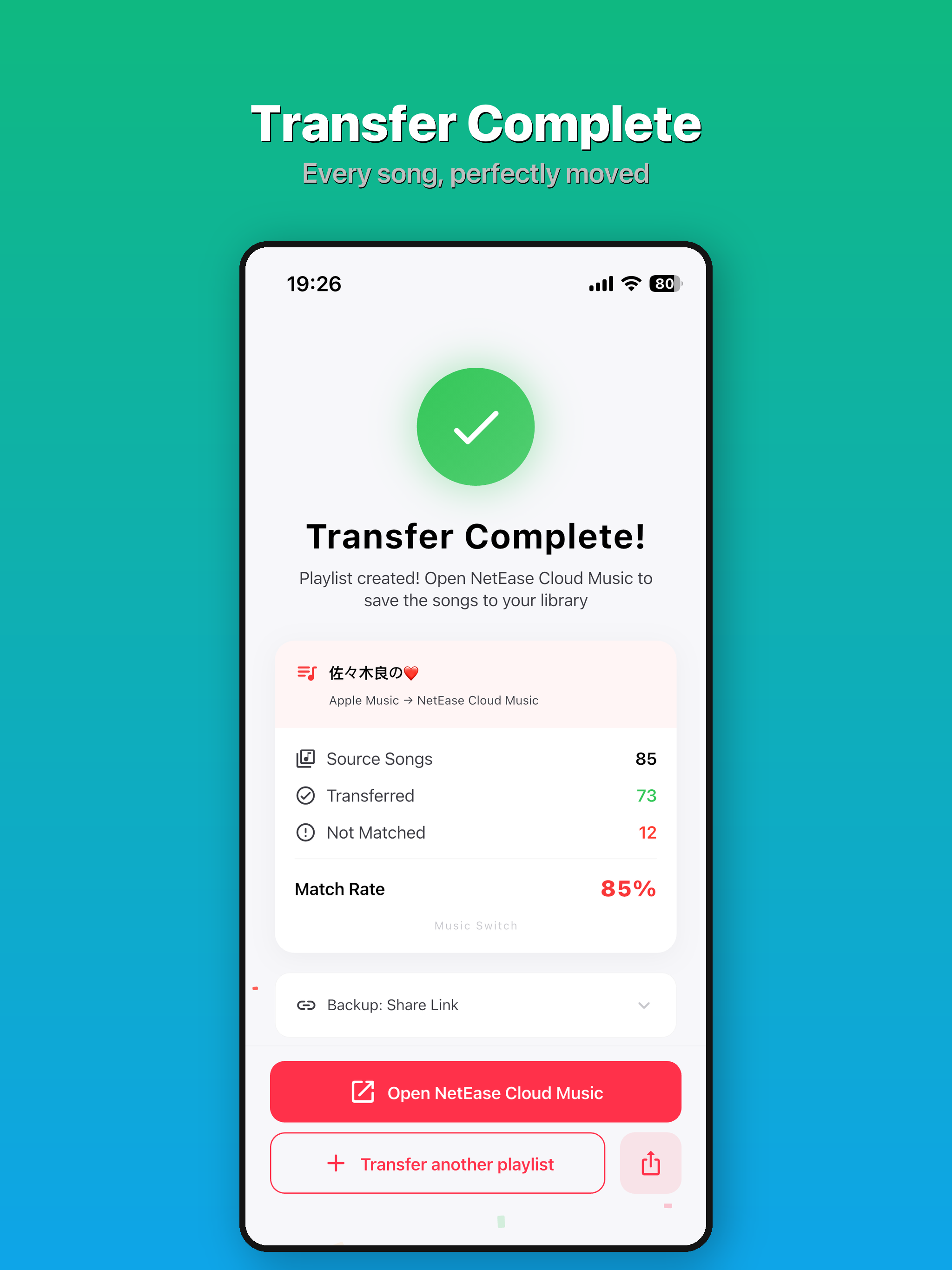 Music Switch - Playlist Mover