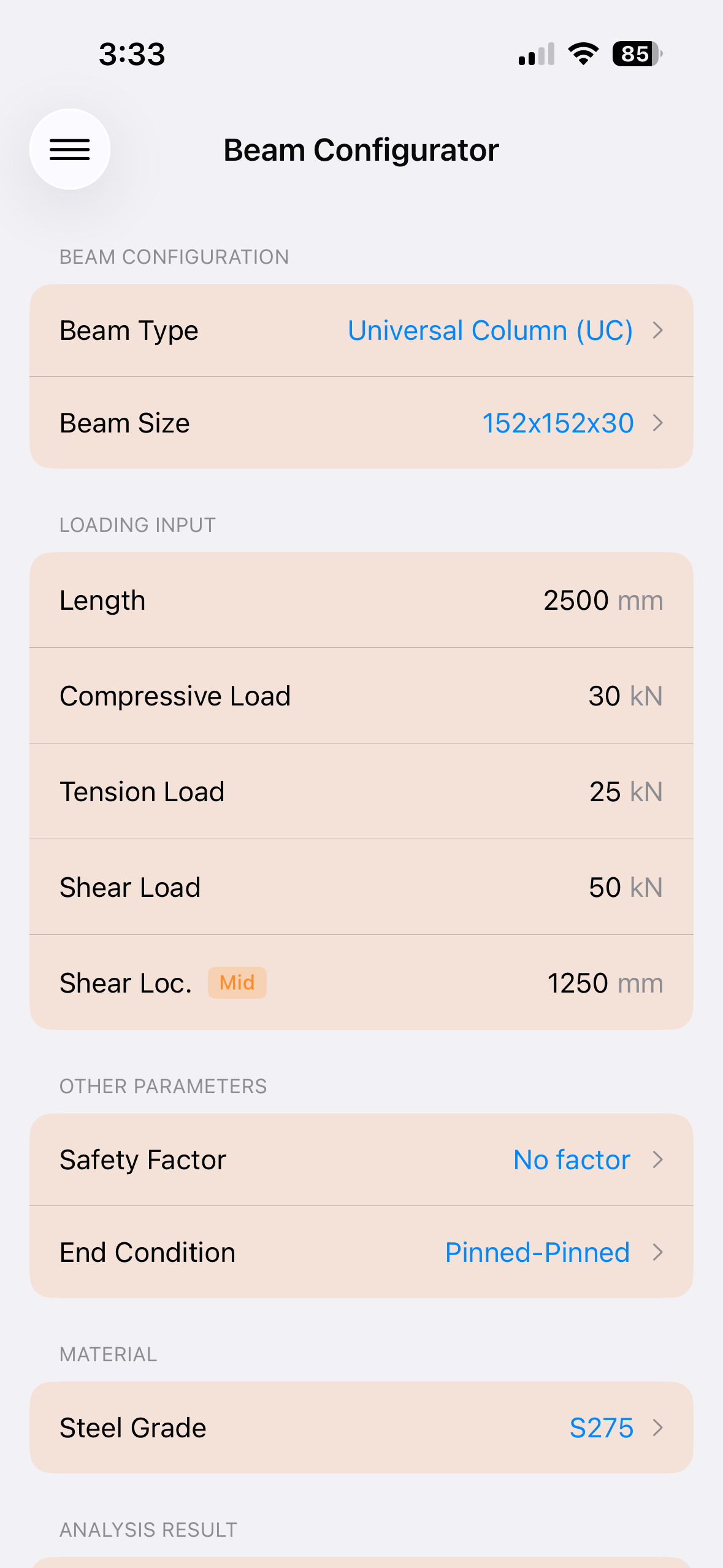 SteelBeamChecker