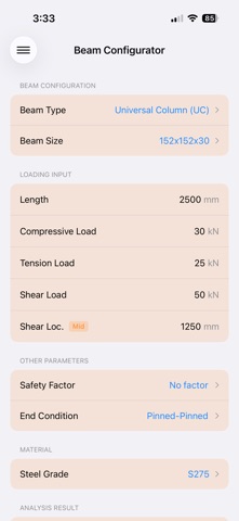 SteelBeamChecker Screenshot 3 of 3
