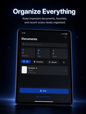 ScanFlow: PDF Scanner & OCR iPad screenshot