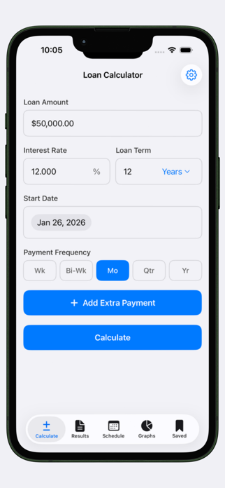 Loan Calculator! Screenshot 1 of 4