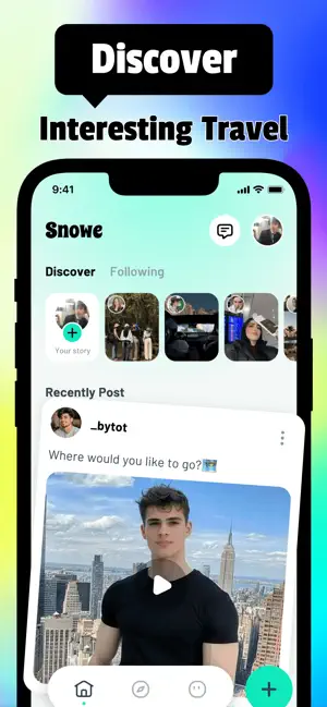 Snowe: Travel Video, Share iPhone screenshot 4