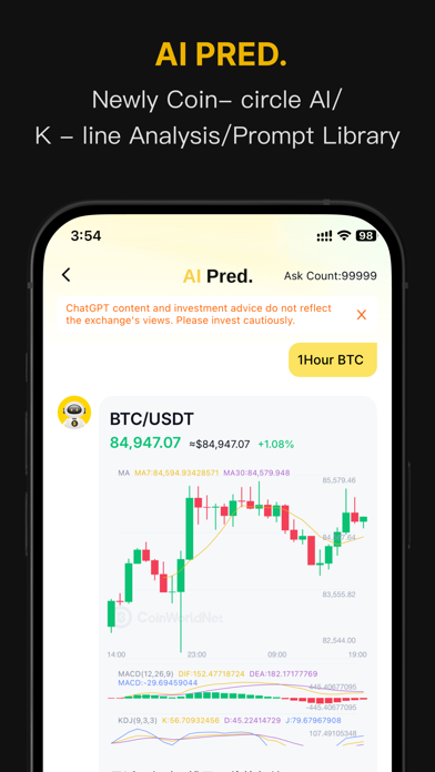 CoinWorldNet - Blockchain News iPhone screenshot 7 - Social Networking app