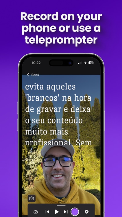 Telepromptly for video creator