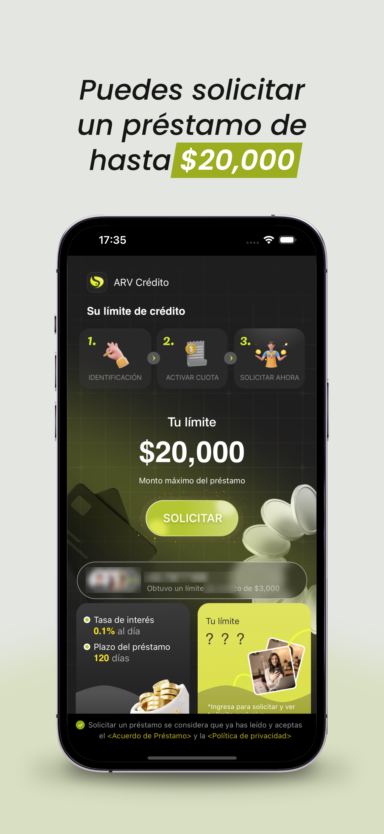 ARV Crédito-Préstamo de Dinero