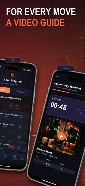 RotaFit: Antrenman & Beslenme screenshot 4