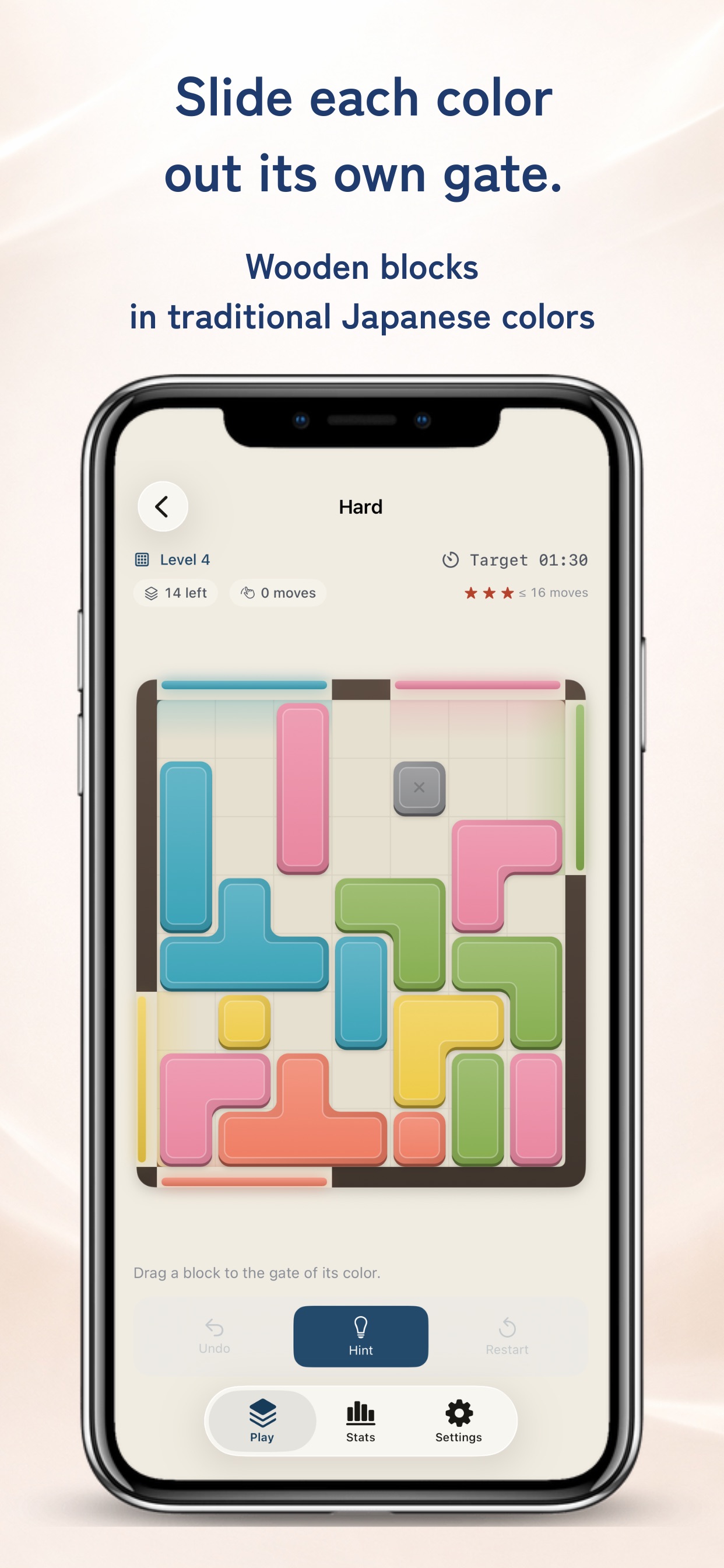 Screenshot 1 of Color Gate: Block Slide Puzzle