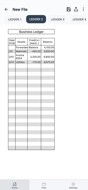 Account Ledger screenshot 3 of 8