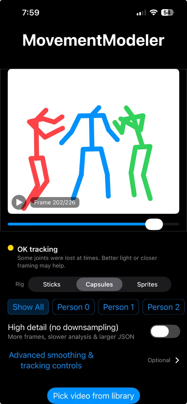 #3. MovementModeler (iOS) By: AARON C SMITH