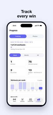 Strong Curves: Home Workouts Screenshot 7 of 9
