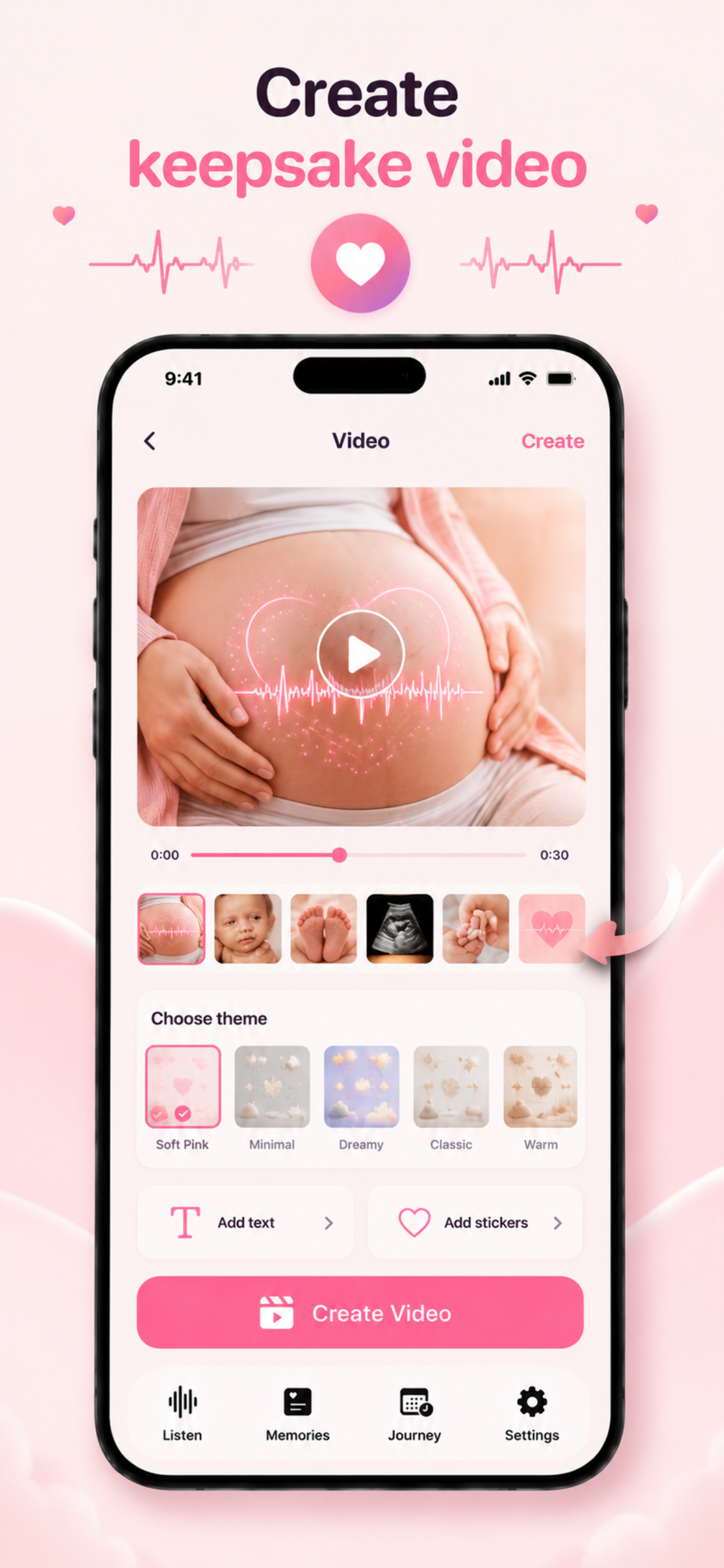 Baby Heartbeat Monitor - Mommi screenshot 3