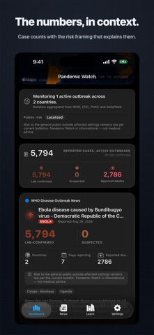 Pandemic Watch Screenshot 2 of 6