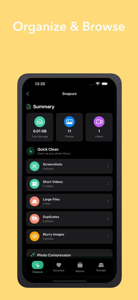 Snapure+: Secure Photo Cleaner 照片清理应用截图
