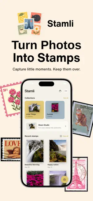 Stamli: Photo Stamp Diary screenshot 1