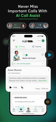 MySA : My Smart AI Assistant iPhone screenshot
