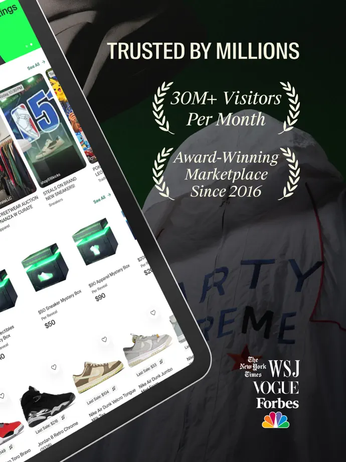 StockX iPad screenshot 2