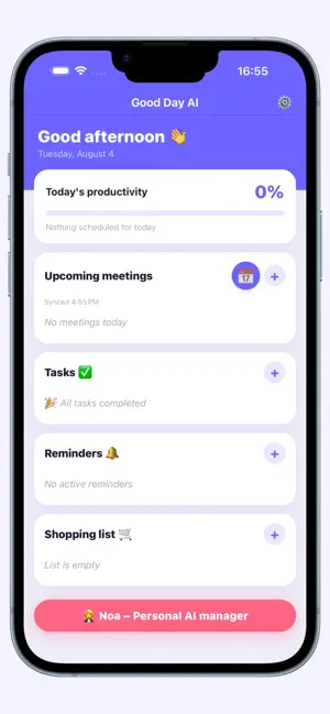 Good Day AI - Noa, AI manager screenshot 2