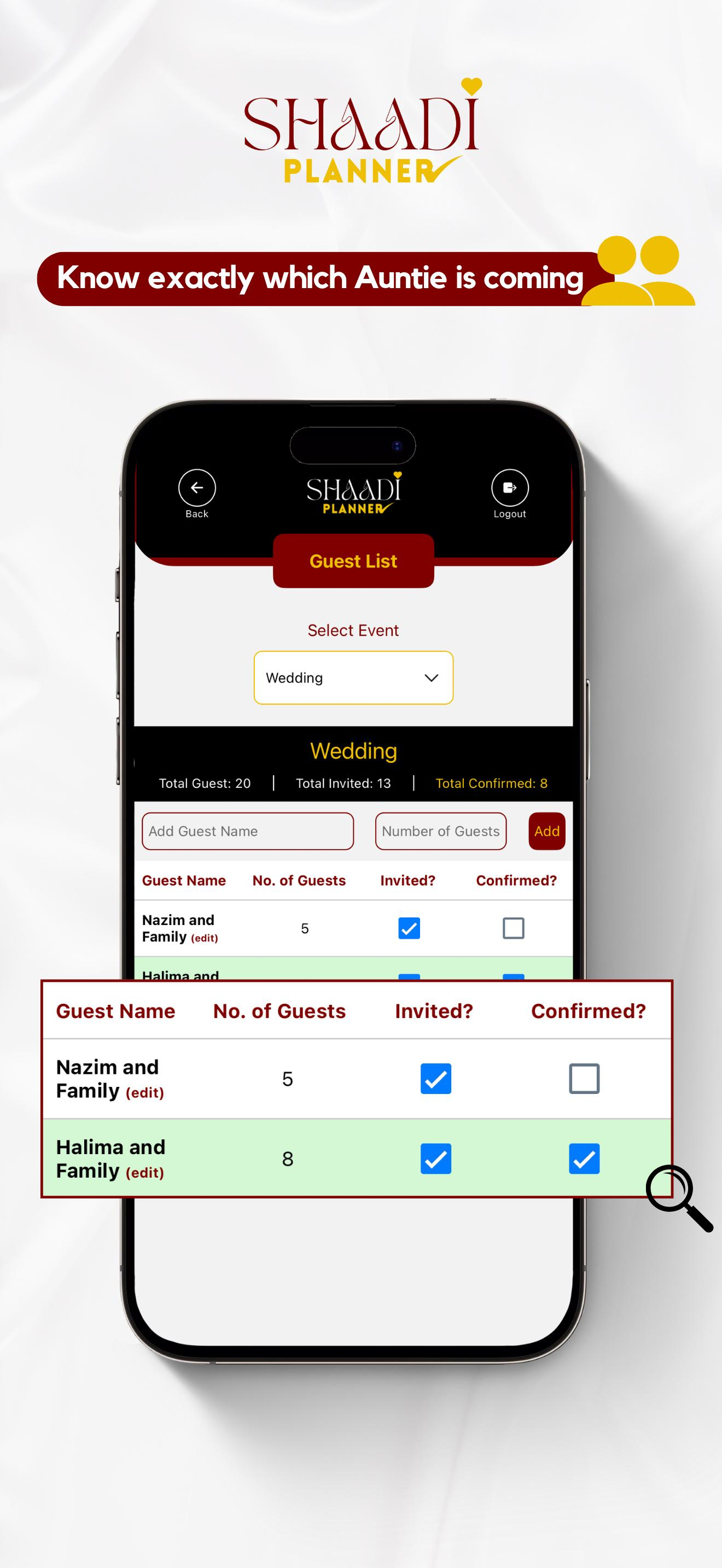 Shaadi Planner