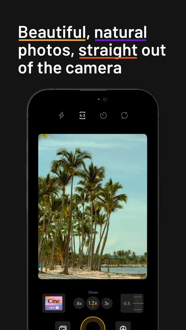 mood.camera iPhone App Screenshot 1 – Foto & Video