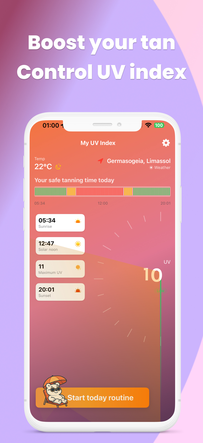 UV Index  Tanning Caramello