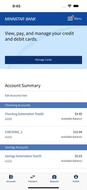MinnStar Bank Mobile screenshot 3