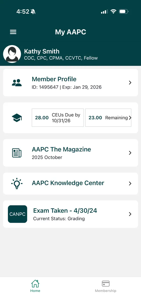 Screenshot #1 pour My AAPC