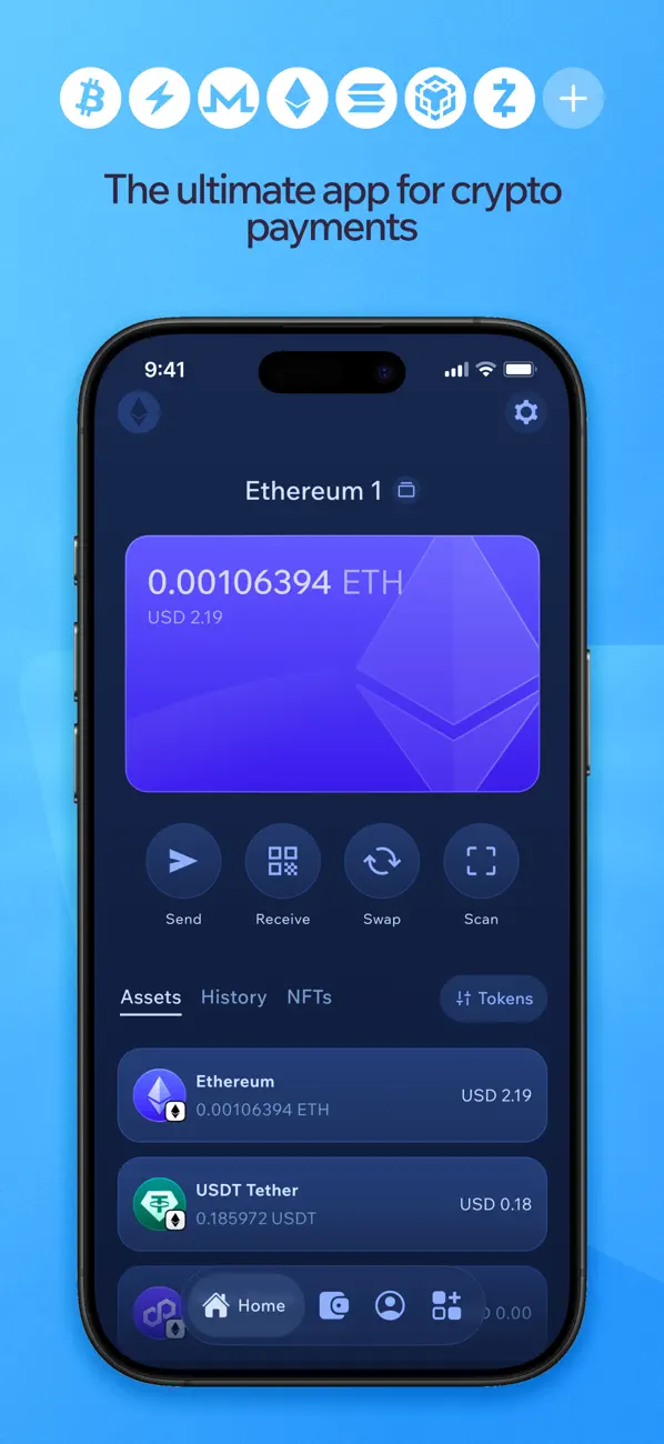 Screenshot #2 pour Cake Wallet