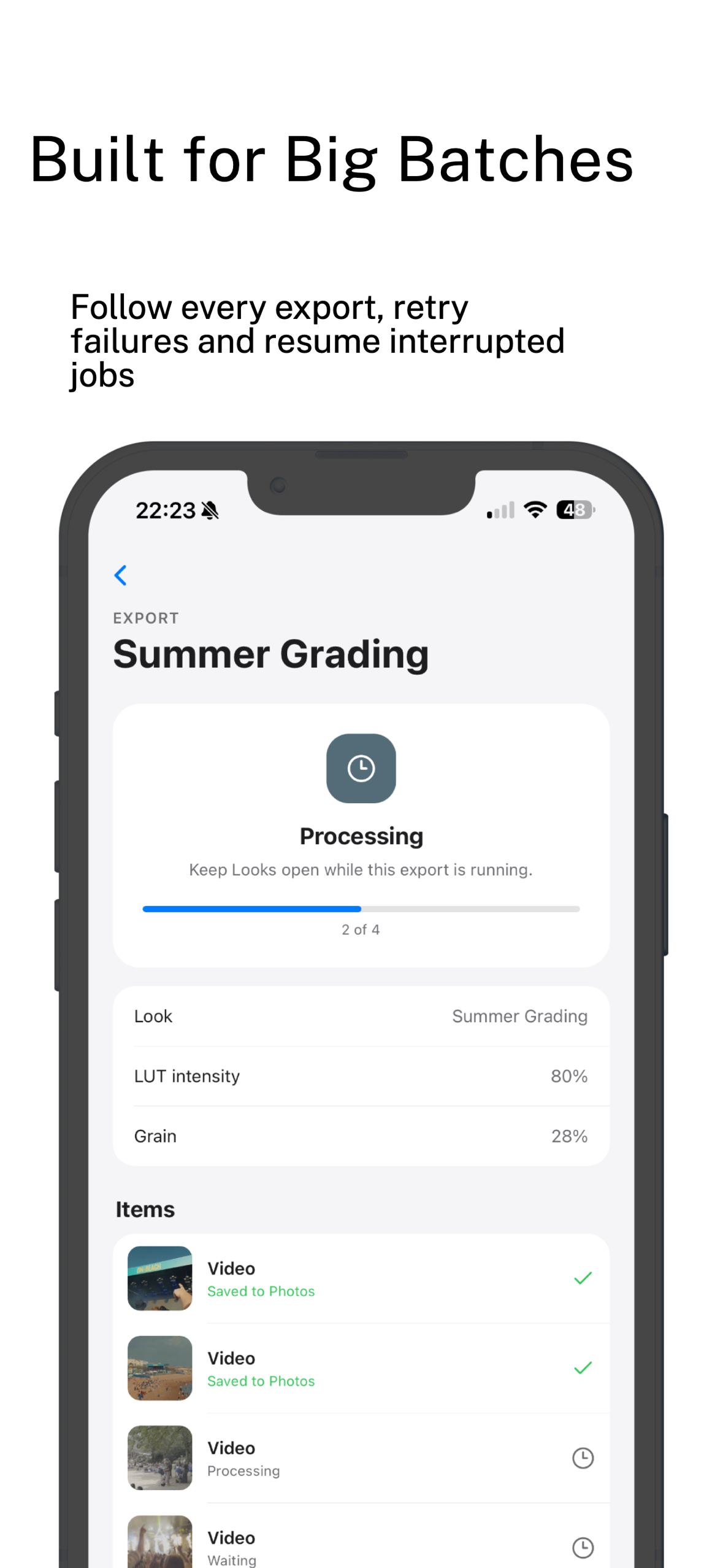 Looks: LUTs & Grain screenshot 4