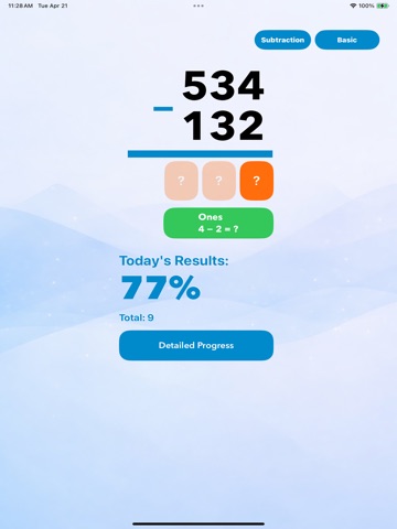 Long Addition and Subtraction iPad screenshot